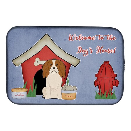 Carolines Treasures Dog House Collection Cavalier Spaniel Dish Drying Mat BB2812DDM